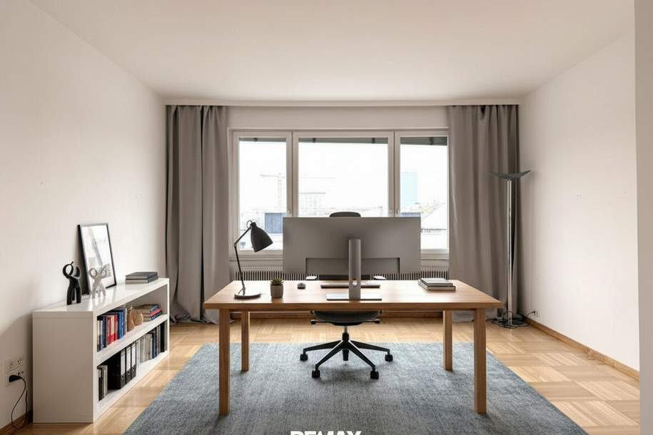 Helles Büro oder Praxis mit Aussicht in Zentrumslage, Wohnung-miete, 1.115,00,€, 4020 Linz(Stadt)