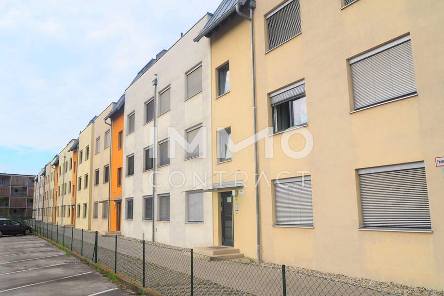 Geförderte 2 Zimmer Wohnung mit Balkon und TIEFGARAGENPLATZ - Graz/Straßgang - Olga-Rudel-Zeynek-Gasse 7 - Top 58, Wohnung-miete, 650,50,€, 8054 Graz(Stadt)