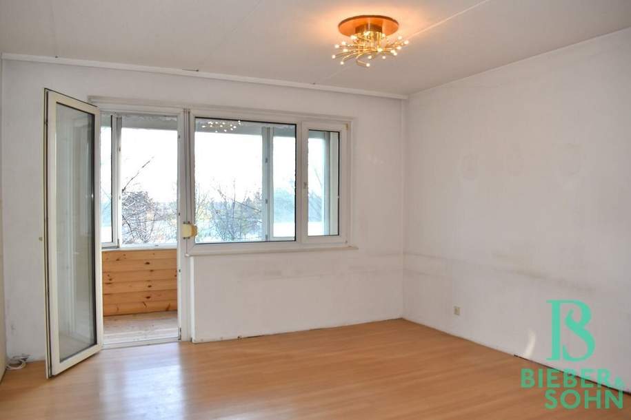 Ruhige, renovierungsbedürftige 3-Zimmer Wohnung mit Loggia und Grünblick, Wohnung-kauf, 249.000,€, 2351 Mödling