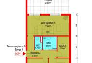 Ganz oben. Ganz privat. 2 Terrassen für jeden Sonnenmoment. 2-Zimmer-Wohnung in zentraler Lage.