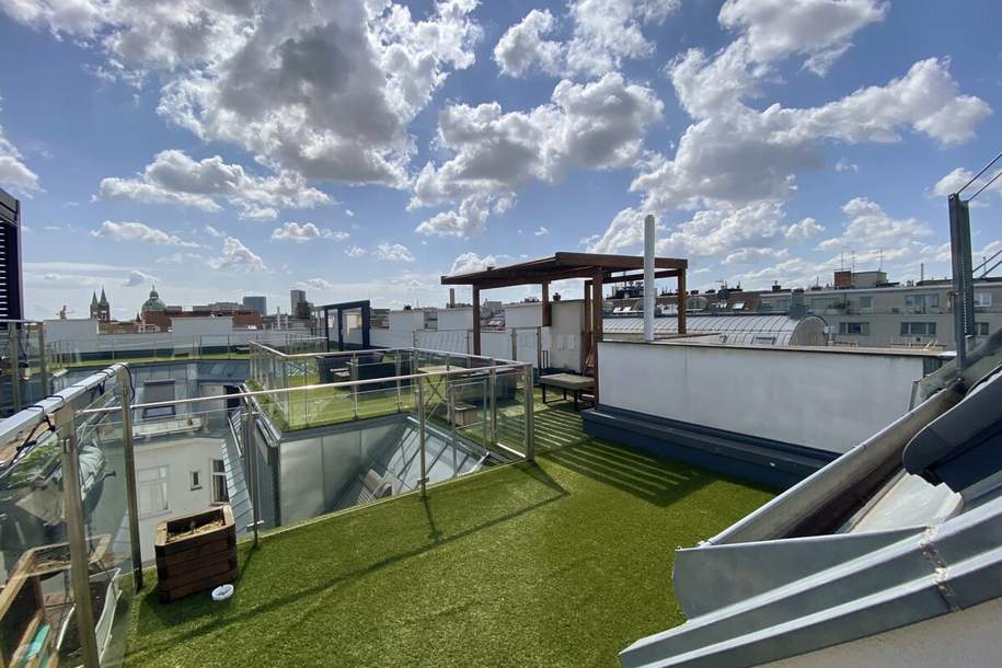 TRAUM Dachgeschoßwohnung mit Terrasse 2 Küchen 2 Bäder!- DREAM 2 bedroom rooftop apartment + terrace, Wohnung-kauf, 480.000,€, 1100 Wien 10., Favoriten
