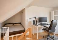 "Dachgeschoss-Maisonette mit Terrasse &amp; Fernblick | Wohnen auf 2 Ebenen am Fuße des Wilhelminenberg"