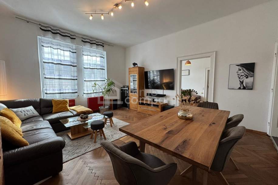 Wohnen &amp; Arbeiten clever kombiniert – Altbau mit 2 Eingängen, Wohnung-kauf, 219.000,€, 8600 Bruck-Mürzzuschlag