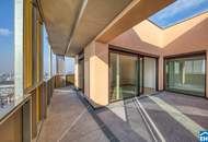 Skyline-Feeling im 34. Stock des Q-Tower mit Südwest-Ausrichtung