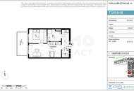 CITY SUITES GRAZ: 2 Zimmer-Wohnung in zentraler Innenhoflage Lage mit Balkon - Karlauerstraße 16 - Top B 18