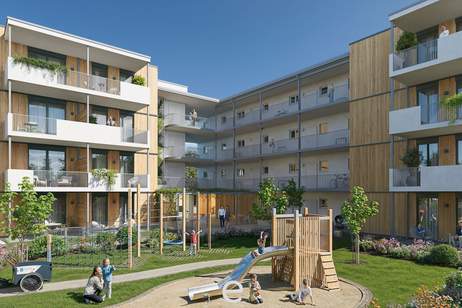 HYGGE Wohnen - Dachgeschosswohnung Top A3.1 mit großzügiger Terrasse im 3.OG, Wohnung-kauf, 246.700,€, 4600 Wels(Stadt)