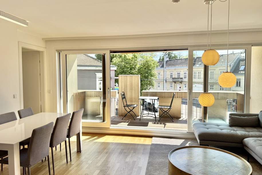 Möbliert! Das Herzstück - von der Sonne geküsst! Große 2 Zimmerwohnung nur JETZT!, Wohnung-miete, 1.900,00,€, 1130 Wien 13., Hietzing