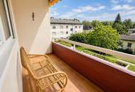 Klagenfurt - St. Martin: entzückende, gepflegte 2-ZI Wohnung (möbliert) mit Westloggia und Garage