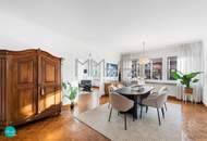 Ankommen in der Stadt - Aufatmen Zuhause! Hell 4-Zimmer Wohnung mit Westloggia im 2. Liftstock! Nahe Riesenrad + Prater!