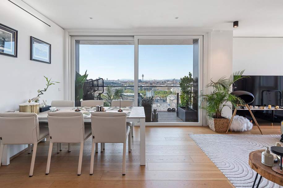 Wohnen über den Dächern Wiens – Exklusives Apartment mit Panorama-Terrasse, Wohnung-kauf, 980.000,€, 1030 Wien 3., Landstraße