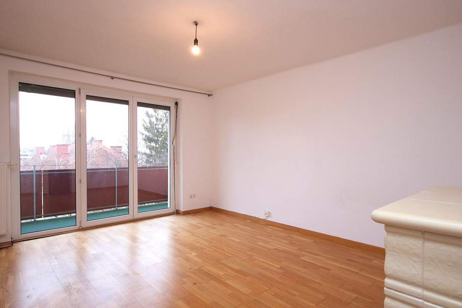 2,5-Zimmer-Wohnung mit herrlichem Ausblick, nahe FH Joanneum!, Wohnung-kauf, 148.000,€, 8020 Graz(Stadt)