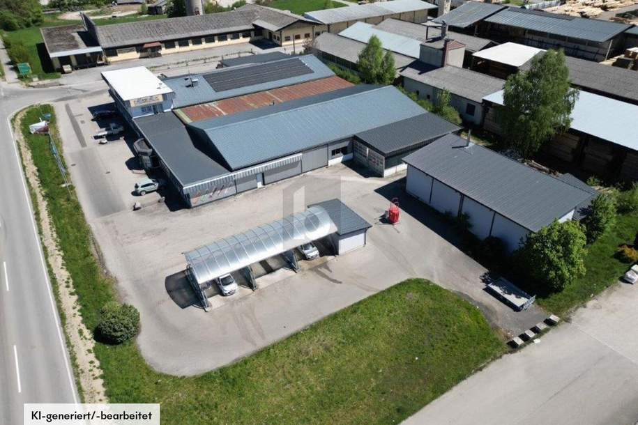 VIELSEITIGER FIRMENSTANDORT MIT CA. 2.400 M² NUTZFLÄCHE ? TEILKAUF MÖGLICH, Gewerbeobjekt-kauf, 2.400.000,€, 5261 Braunau am Inn
