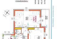 Kirnberg – traumhafte 2 Zimmerwohnung mit herrlichem Balkon