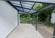 Erstbezug nach Sanierung: Hochwertig ausgestattete 3-Zimmer-Wohnung mit großem Garten und Pergola nahe Gersthof