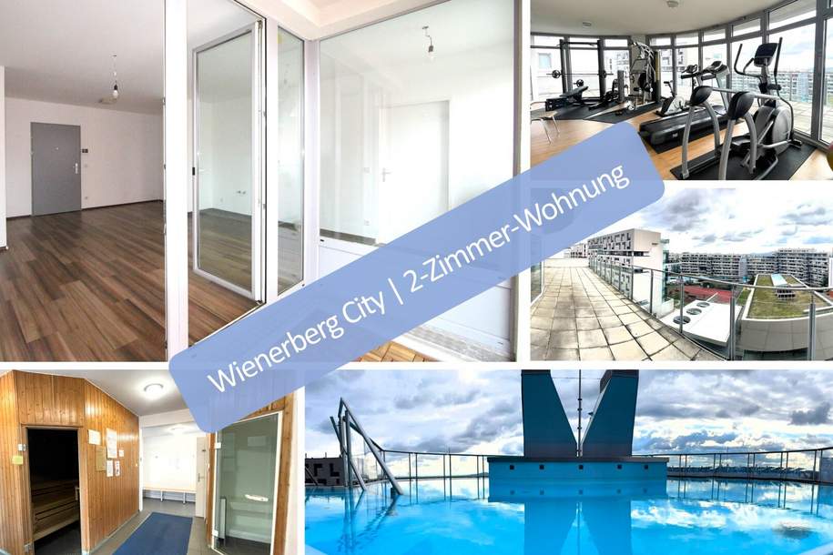 Wienerberg City, 2-Zimmer-Wohnung mit Wellness- / Fitnessbereich, Panoramablick und Concierge-Dienst, Wohnung-miete, 990,00,€, 1100 Wien 10., Favoriten