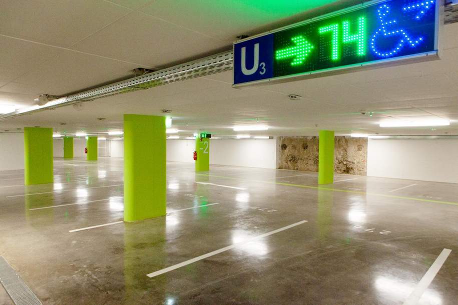 Moderner Tiefgaragenparkplatz zur Miete im Zentrum von Klagenfurt, Kleinobjekte-miete, 110,00,€, 9020 Klagenfurt(Stadt)