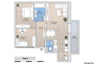 Erstbezug nach Errichtung | 3-Zimmer Dachgeschosswohnung mit Balkon in ruhigen Innenhof | PKW-Abstellplatz | fertiggestellt &amp; bezugsbereit