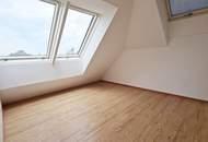 GRÜNBLICK, RUHELAGE, sonniges 46 m2 Dachgeschoß mit 20 m2 Terrasse, 2 Zimmer, Komplettküche, Wannenbad, Lavendelweg