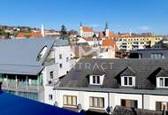 Sonnenverwöhnte 4-Zi-Galeriewohnung mit 2 Terrassen & traumhaftem Kremsblick – Nähe Steiner Tor