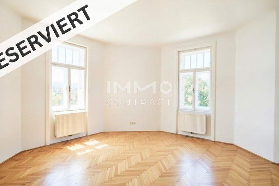 RESERVIERT: Repräsentative 4-Zimmer-Wohnung mit Ausblick - unbefristet - 2. Stock ohne Lift, Wohnung-miete, 1.500,00,€, 2500 Baden