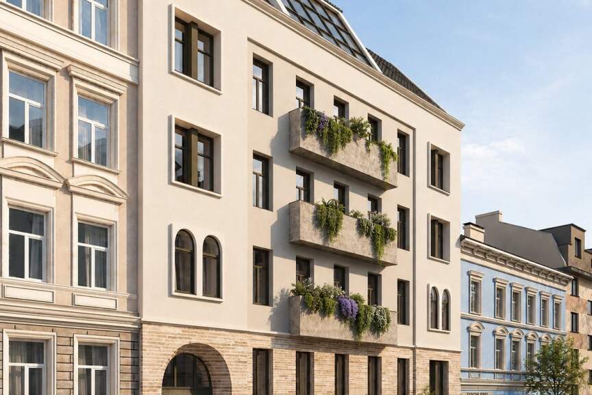 | 2,5 ZIMMER WOHNUNG | URBANER ERSTBEZUG MIT BALKON | REVITALISIERTER ALTBAU | MEIDLING |, Wohnung-kauf, 352.900,€, 1120 Wien 12., Meidling