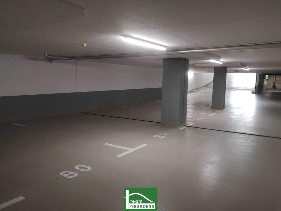 Geschützer PKW Tiefgaragenstellplatz im Zentrum von St. Pölten - zwischen Bahnhof und Klinikum. - WOHNTRAUM