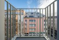 Herrlicher West-Balkon in den ruhigen Innenhof: 2-Zimmer-ERSTBEZUG in urbaner Lage mit optimaler Anbindung (Top 12)