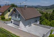 Wohnen in Ruhelage mit traumhaftem Ausblick – Charmantes Einfamilienhaus in Frießnitz bei St. Jakob im Rosental