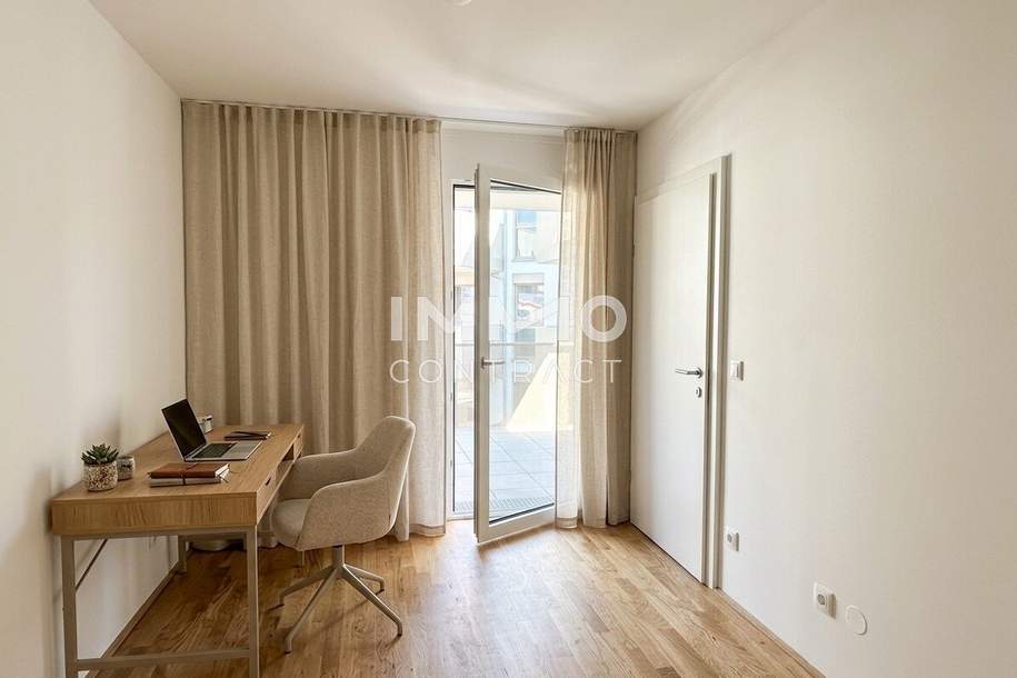 Erstbezug: 2-Zimmerwohnung 8 Gehminuten zum Donauzentrum, Wohnung-miete, 995,00,€, 1210 Wien 21., Floridsdorf