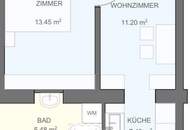 Klein & fein! Umfassend sanierte 2-Zimmer-Wohnung mit hochwertiger Ausstattung + moderner Luftwärmepumpe + rundum saniertes Altbauhaus