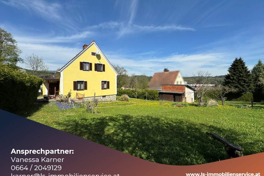 Einfamilienhaus in ruhiger Siedlungslage mit schönem Garten in Rohrbach a. d. Lafnitz, Haus-kauf, 159.000,€, 8234 Hartberg-Fürstenfeld