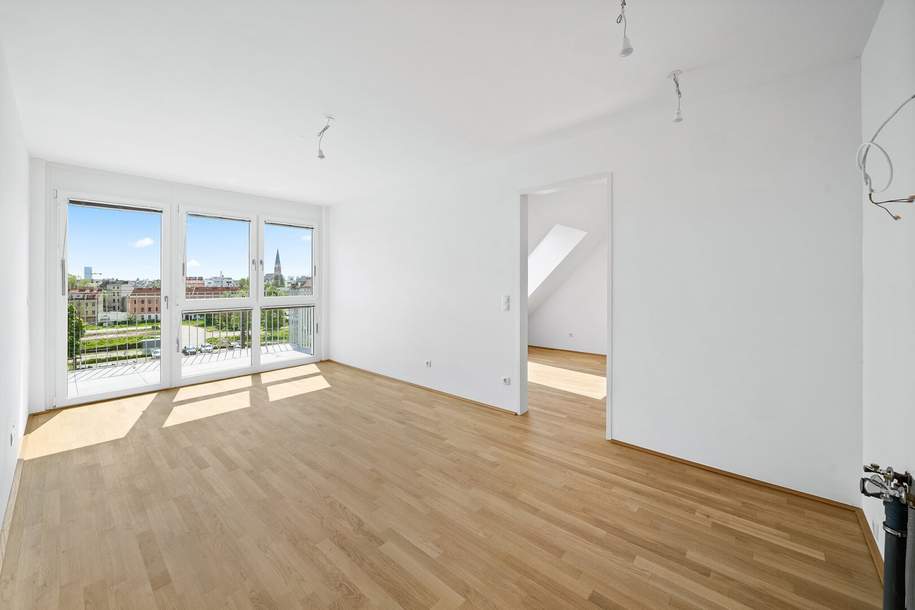 Moderne 3-Zi-DG-Wohnung mit Terrasse, U-Bahn-Nähe und Komfort in 1210 Wien, €289.000, Wohnung-kauf, 289.000,€, 1210 Wien 21., Floridsdorf