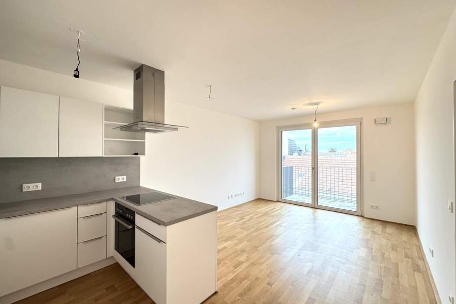 "Living im Franks - Moderne 2-Zimmer-Wohnung mit BALKON im Zentrum von Tulln", Wohnung-miete, 900,00,€, 3430 Tulln