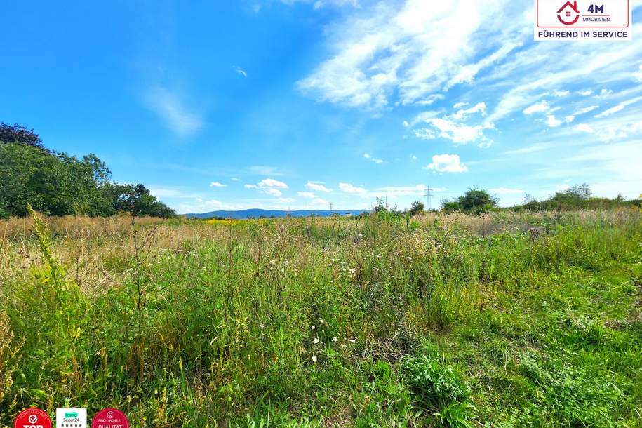 Großzügiges Grundstück in Grünlage am Stadtrand für IHR neues Bauprojekt, Grund und Boden-kauf, 499.000,€, 2700 Wiener Neustadt(Stadt)