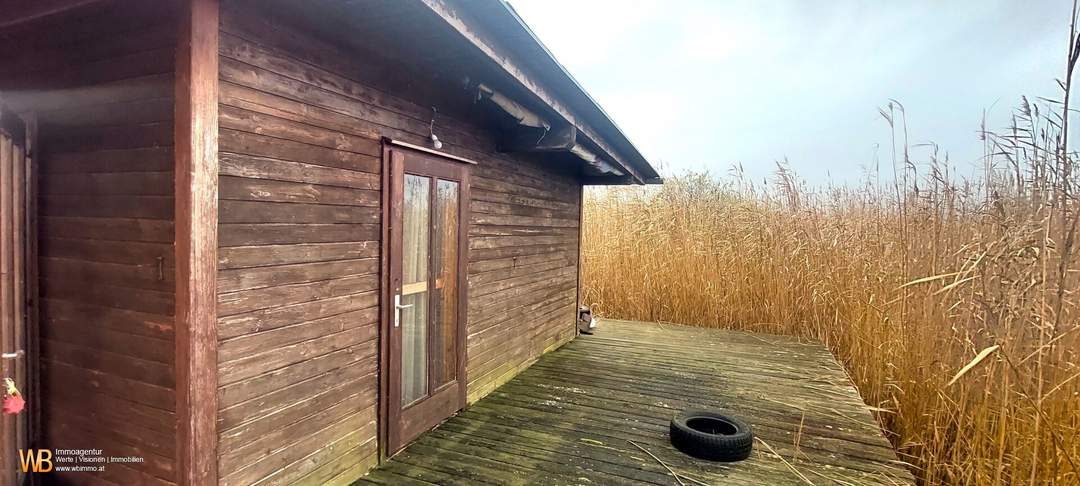 2 Seehütten in Rust am See, Offenes Wasser &amp; südliche Ruster Bucht