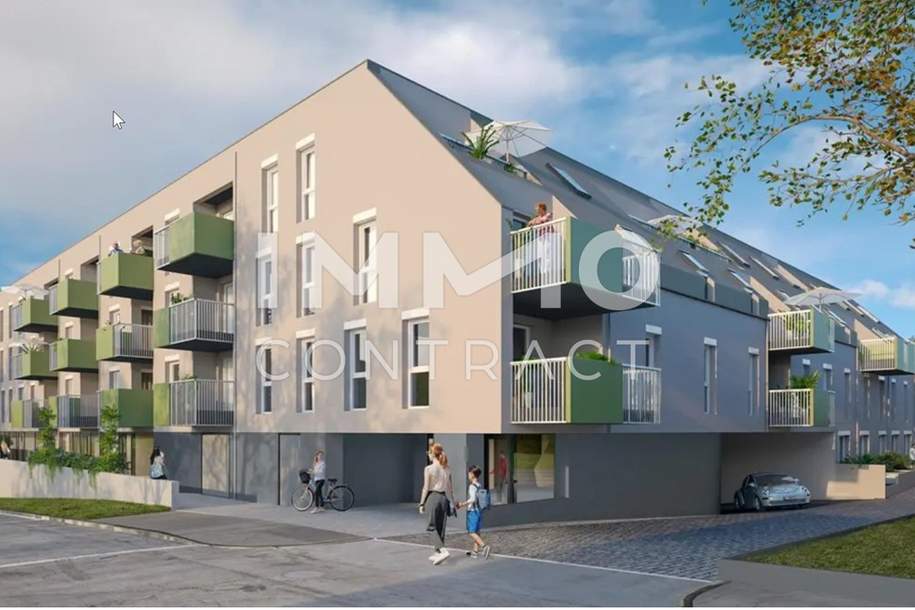 GARTENWOHNUNG / PROVISIONSFREI SCHLÜSSELFERTIG und NUR einen Katzensprung von Wien, Wohnung-kauf, 370.000,€, 2326 Bruck an der Leitha