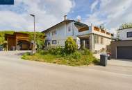 WACHAU Nähe Stift Göttweig - Eggendorf bei Paudorf - Einfamilienhaus mit Garten, Terrasse und Gewerbeflächen
