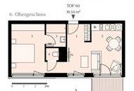 Neubauwohnung mit 2 Zimmern und Balkon im Laend Yard