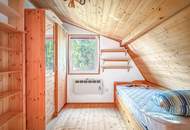 Charmantes Kleingartenhaus auf Eigengrund – Ganzjähriges Wohnen in ruhiger Grünlage in Wien 21