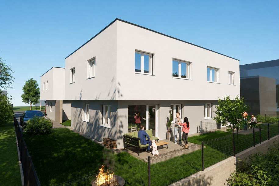 VILLA LIVING - ALTE DONAU - DONAUZENTRUM - WÄRMEPUMPE - ZIEGEL/MASSIV - U1!, Haus-kauf, 599.000,€, 1220 Wien 22., Donaustadt