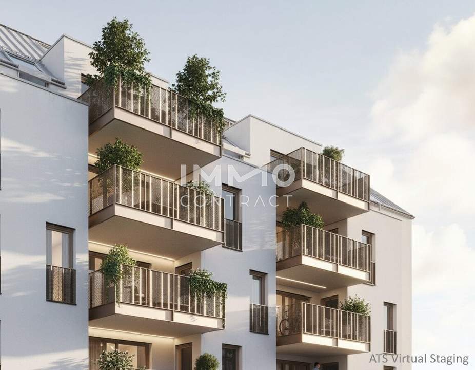 Ideale 2 Zimmer Wohnung mit Freifläche - ERSTBEZUG