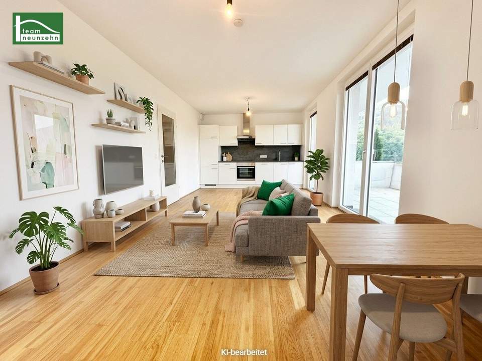Naturnah wohnen - Hochwertige Wohnung mit weitläufigen Balkon - Wohnen in der Green City - JETZT ANFRAGEN