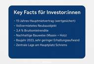 Vollvermietetes Neubau-Zinshaus am Hauptplatz Schrems – nachhaltig & architektonisch herausragend