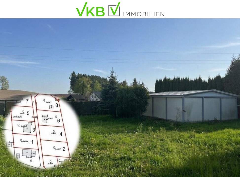 Traumhaftes Baugrundstück nähe Gallneukirchen mit hochwertiger Garage – Alberndorf in der Riedmark ( GST 2438/5 )