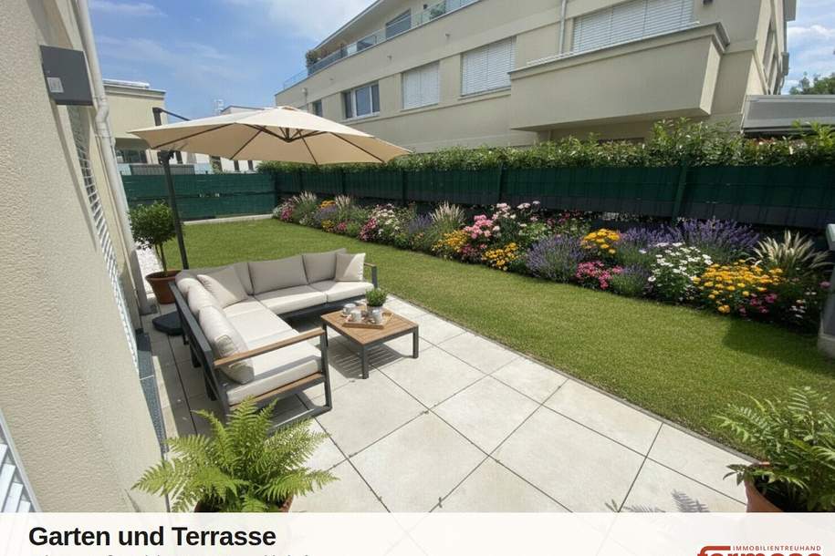 Neuwertige 3-Zimmer-Wohnung mit großem Garten & Terrasse, Wohnung-miete, 1.900,00,€, 2333 Bruck an der Leitha