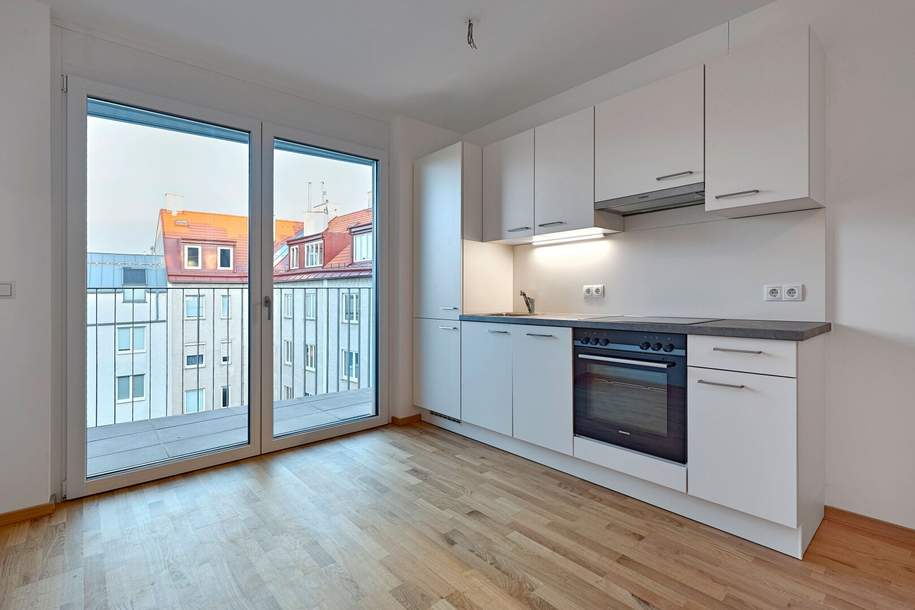 Ins Grün blickender ERSTBEZUG in Meidling | Modern und Mittendrin, Wohnung-miete, 999,99,€, 1120 Wien 12., Meidling