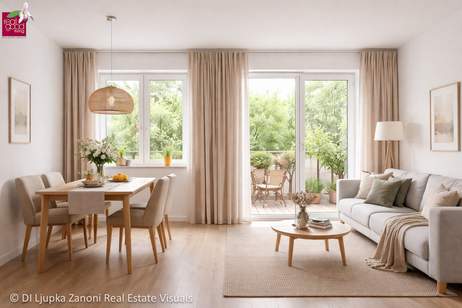 Perfekt geschnittene 3-Zimmer-Wohnung mit Balkon im exklusiven Neubau mit nur 7 Einheiten in Simmering, Wohnung-kauf, 389.000,€, 1110 Wien 11., Simmering