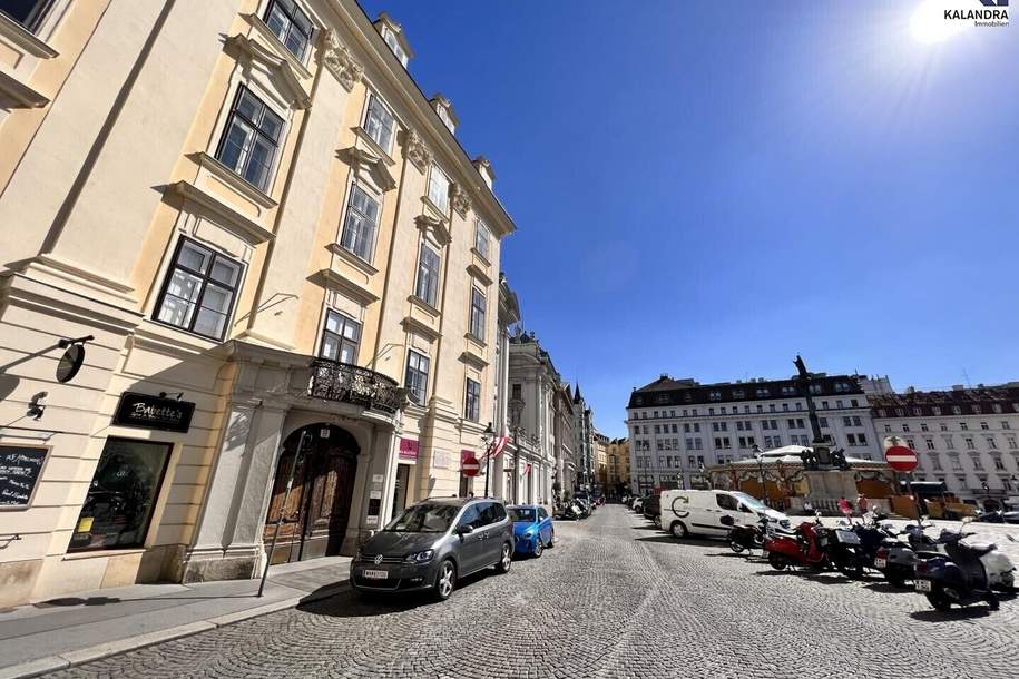 GESCHÄFTSLOKAL / BÜROLOKAL AM HOF, Gewerbeobjekt-miete, 3.563,53,€, 1010 Wien 1., Innere Stadt
