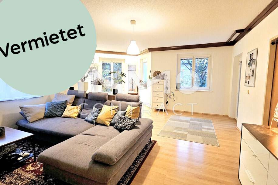 Geräumige, charmante 3-Zimmer-Wohnung mit Loggia und Tiefgarage in parkähnlicher Anlage, Wohnung-miete, 1.081,00,€, 2540 Baden