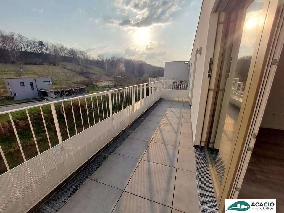 helle Dachgeschoßwohnung mit Terrasse - optimaler Grundriss - Wohn(t)raum im Tullnerfeld - im Grünen wohnen, aber in der Stadt arbeiten - Tiefgarage auf Anfrage vorhanden!